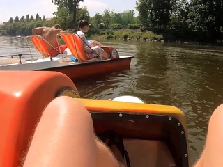 HUNT4K. BF is idle cause theres another guy for this babe