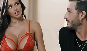 Lucas Frost Puts His Dick Inside Of Her Friend&#’s Hot Wife Armani Black With His Blessing – Mile High