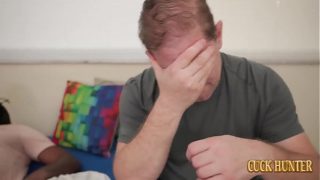 Skinny Ebony Mila Mars Suprise Her Cuckold BF with BBC