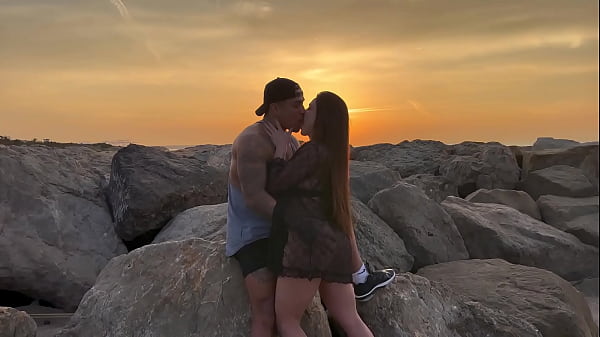 Luiza Marcato And Leo Santos Fucking In Public In Barcelona