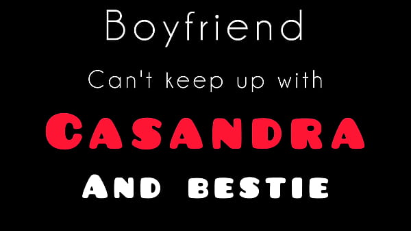 Threesome:cuckold husband could not keep up with casandra and bestie