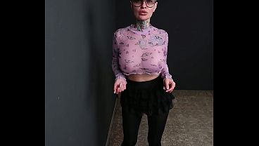 Stylish, bald milf, sexy slut